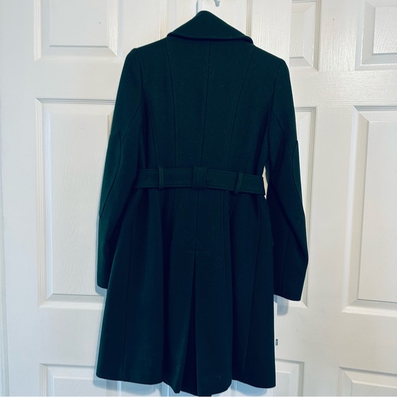 DKNY green wool coat. Size 4 - Picture 2 of 7